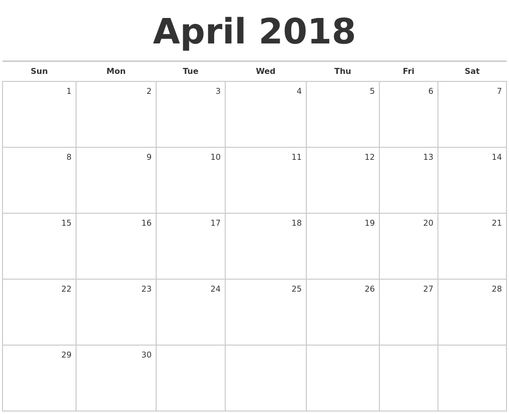 april-calendars