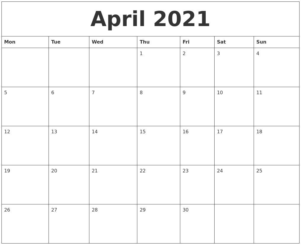 calendar for 2021