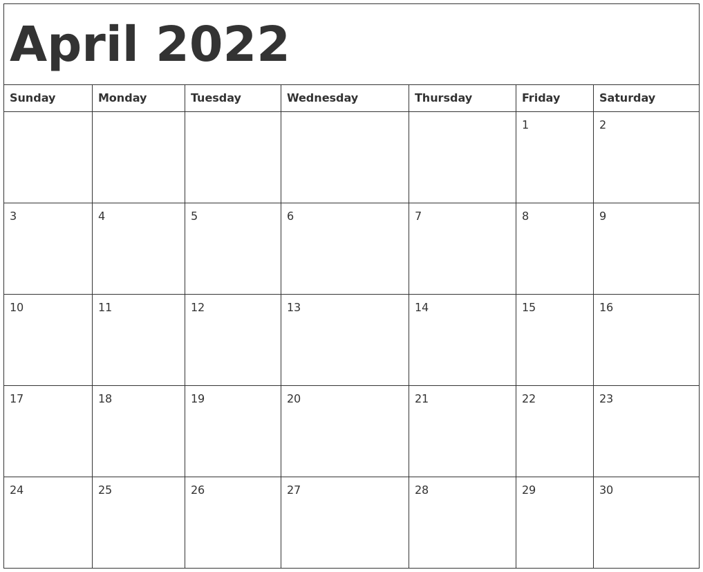2022 calendar editable word