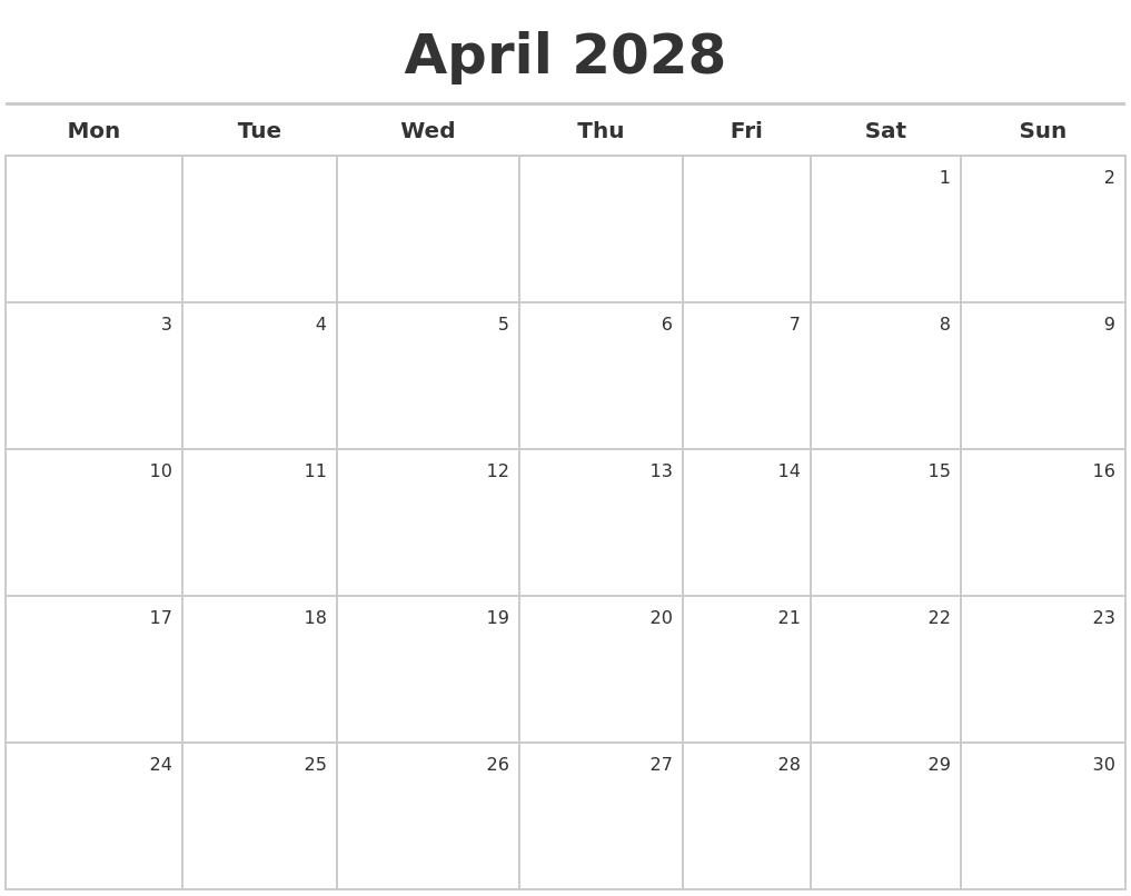 april-2028-calendar-maker