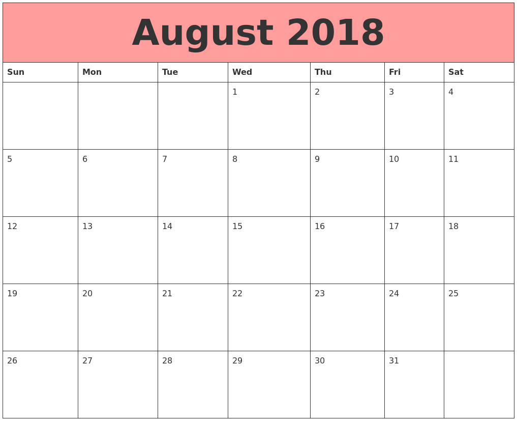 writable calendar