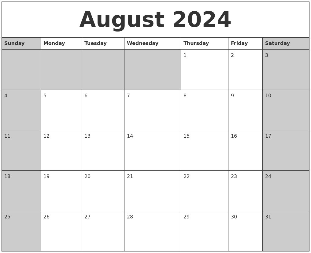 Calm Calendar August 2024 New The Best Famous January 2024 Calendar Blank