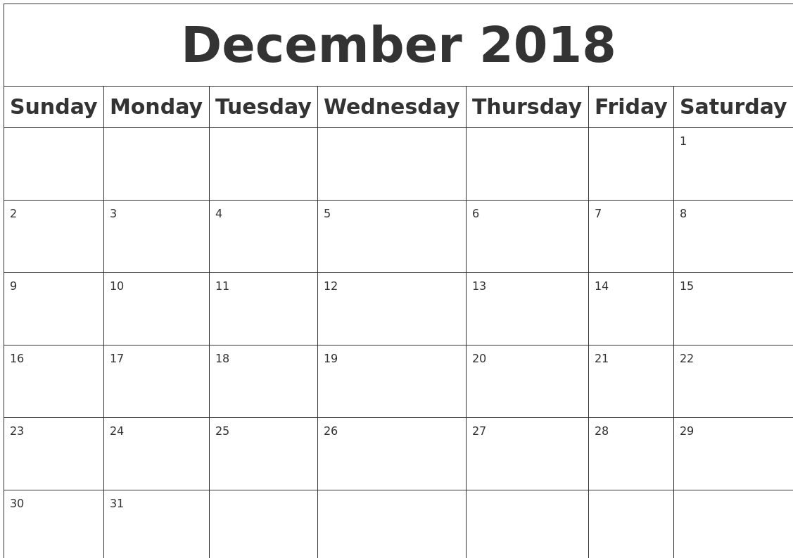 december-2018-blank-calendar