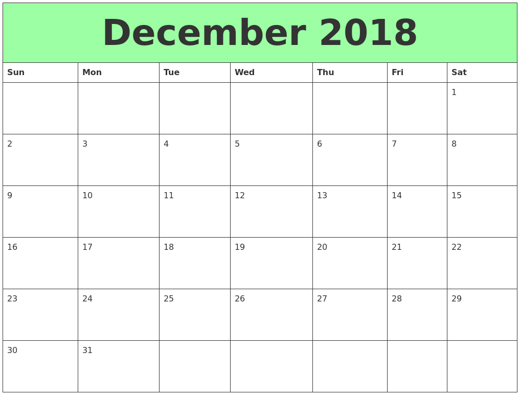 december-2018-printable-calendars
