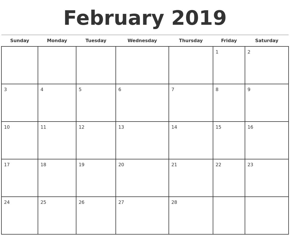 february-2019-monthly-calendar-template