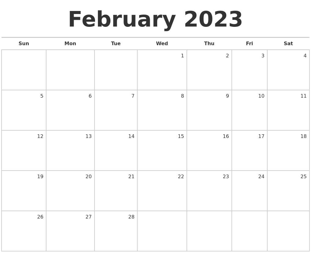 January 2023 Calendars Free