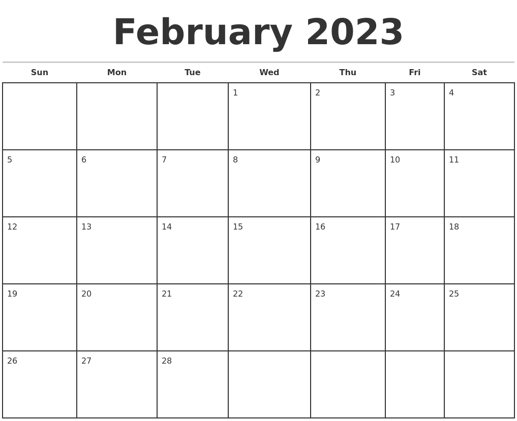 June 2023 Calendar Maker