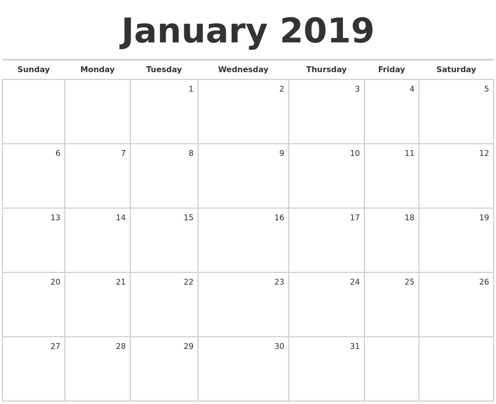january-2019-blank-monthly-calendar