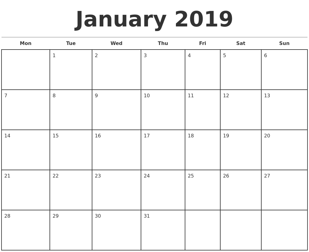 january-2019-monthly-calendar-template