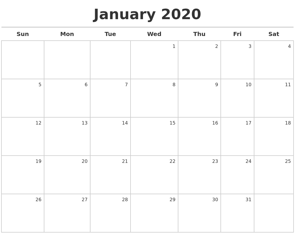 2017 printable calendar