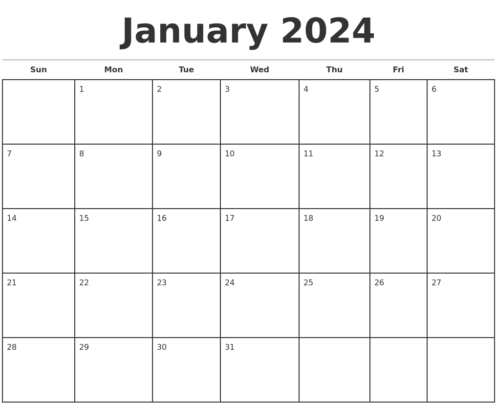 October 2023 Printable Monthly Calendar