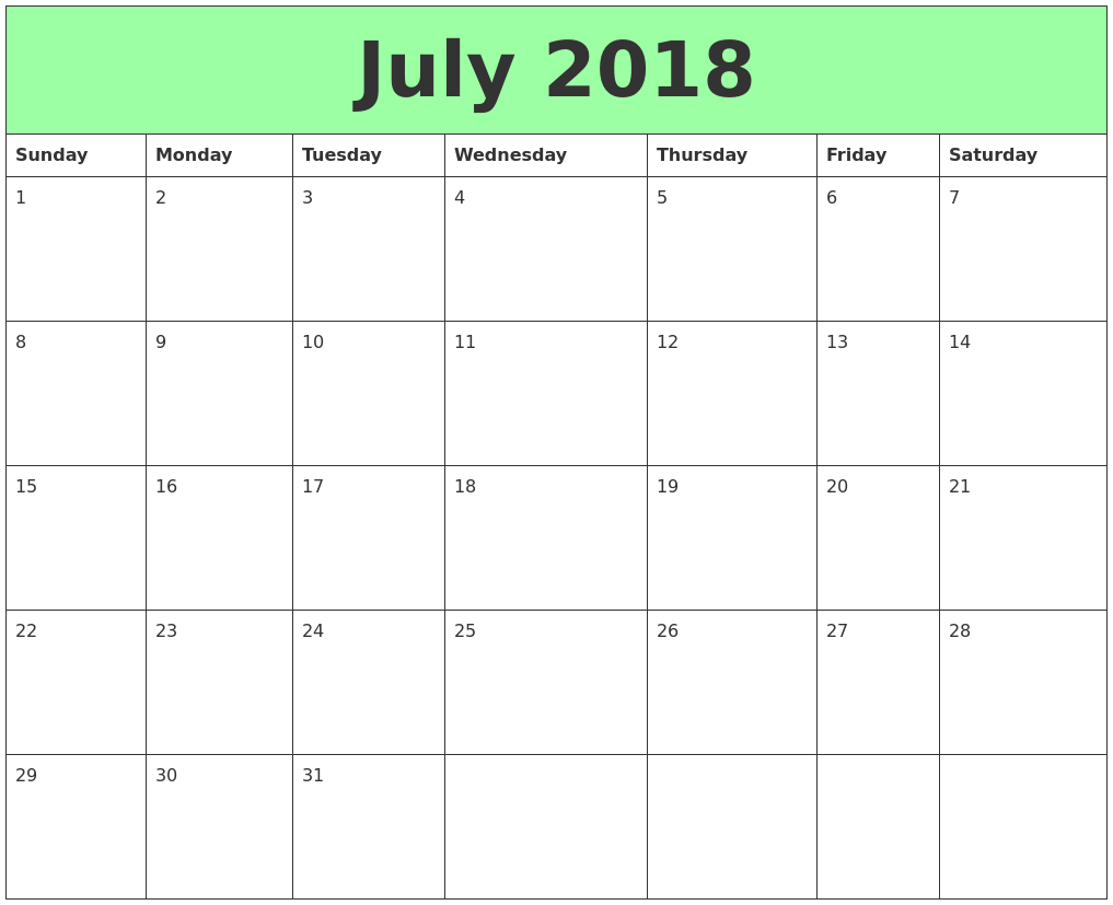 printable calanders