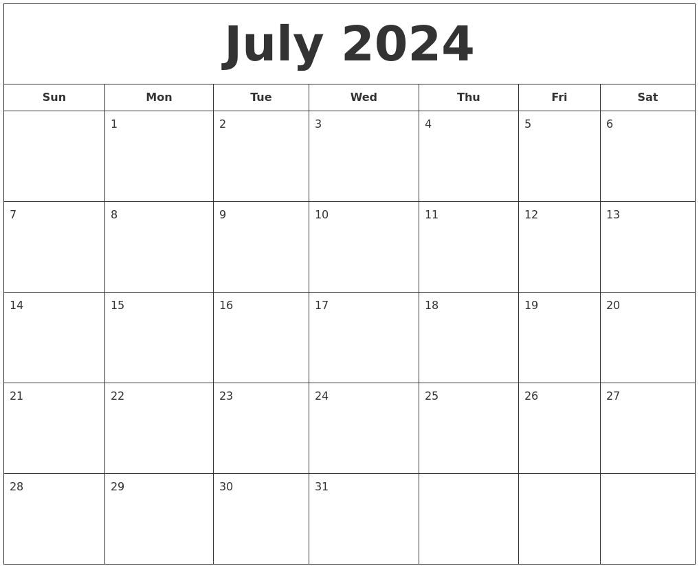 June 2024 Calendar