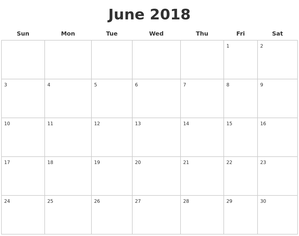 june 2018 blank calendar pages april blank calendar 2018