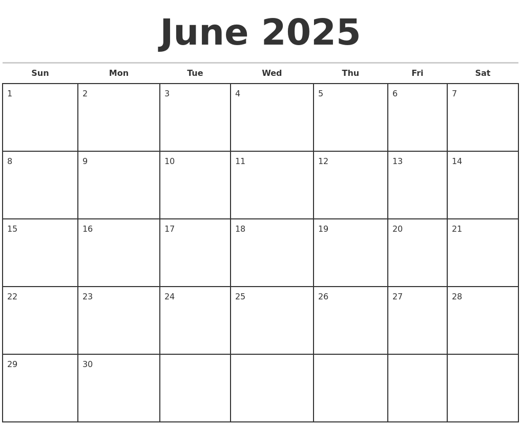 December 2025 To June 2025 Calendar