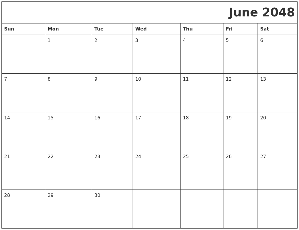 June 2048 Download Calendar