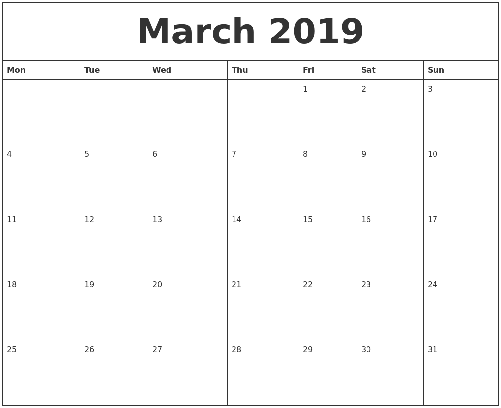 march-2019-calendar