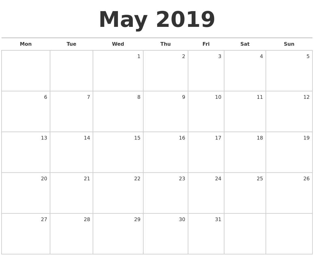 may-2019-blank-monthly-calendar