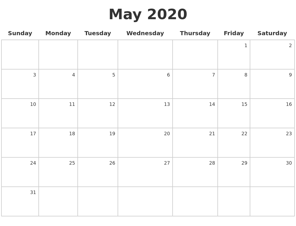 It's just an image of Ridiculous Printable May 2020 Calendars It's just a picture of Ridiculous Printable May 2020 Calendars