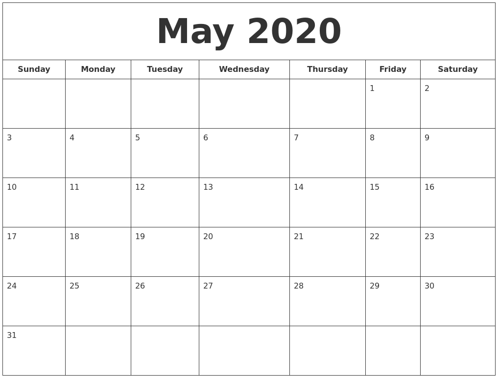 may 2020 printable calendar calendar template dec 2020