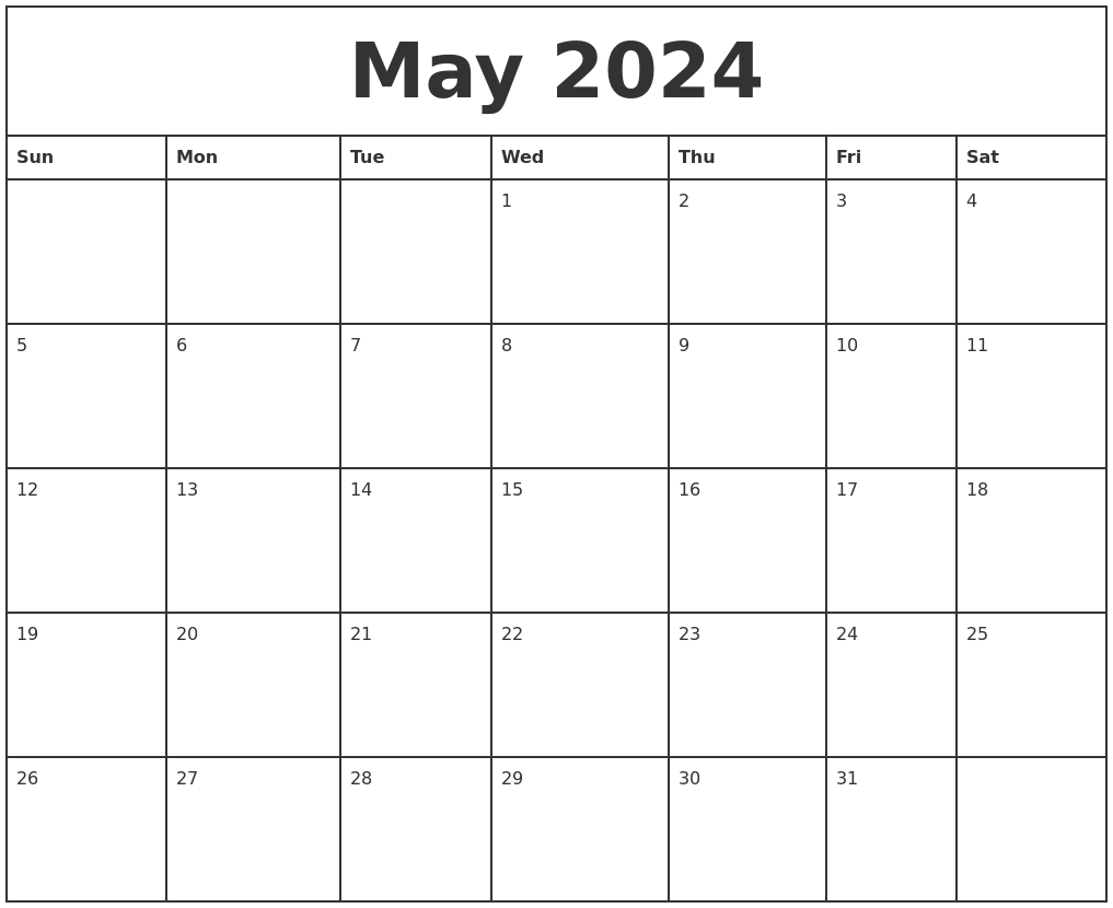 March 2024 Calendar Printable