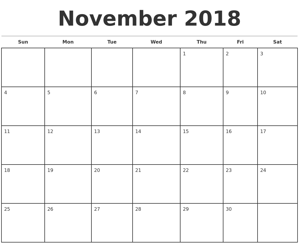 printable 2018 monthly calendar template printable calendar 2018 monthly printable 2018 monthly calendar template printable calendar 2018 monthly
