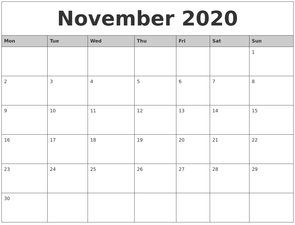 It's just a photo of Dynamite Free Printable Calendars November 2020 It's just an image of Dynamite Free Printable Calendars November 2020