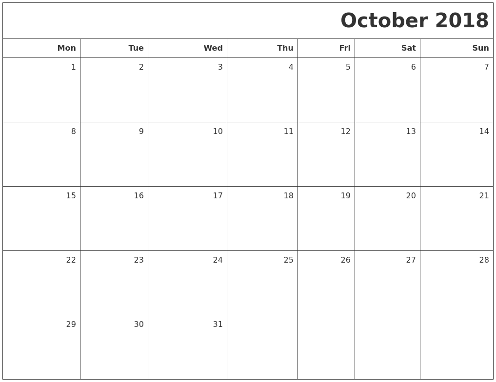 blank-october-2018-pocket-calendar-calendar-printables-monthly