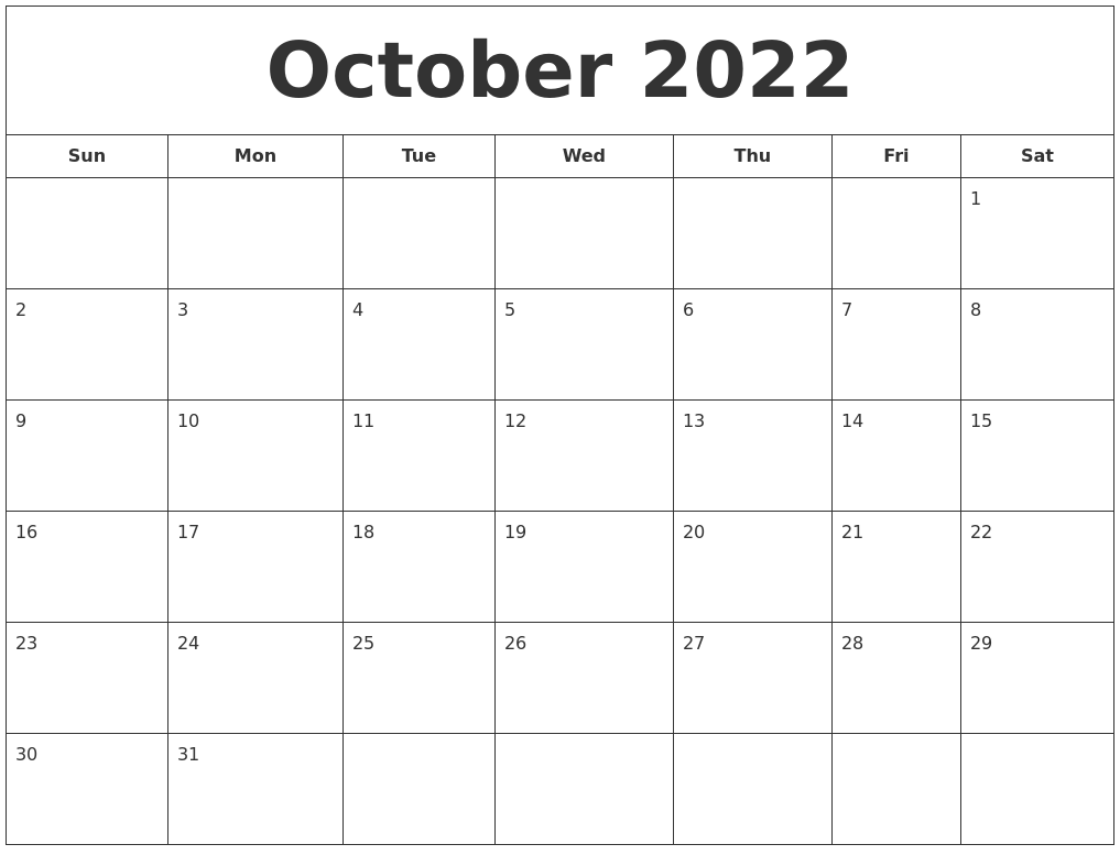 Printable October November December 2022 Calendar Template Word Pdf Riset