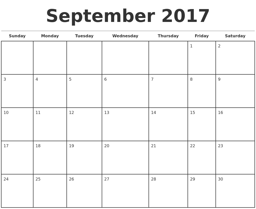 Monthly Calendar In : September monthly calendar template Monthly Calendar In : September monthly calendar template