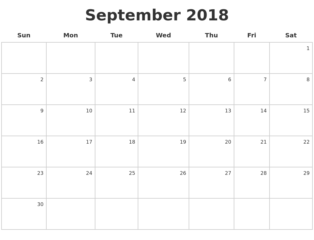 september-2018-make-a-calendar