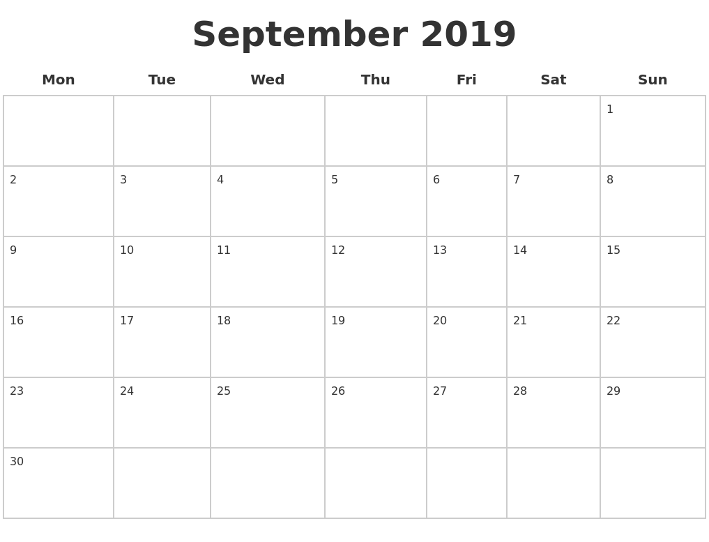 september 2019 calendar printable monthly calendar 2017 pdf september 2019 calendar printable monthly calendar 2017 pdf