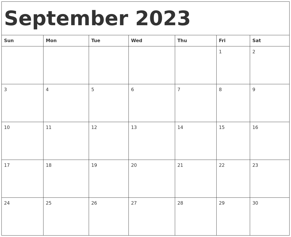 June July August September 2023 Calendar Printable Free 2023 